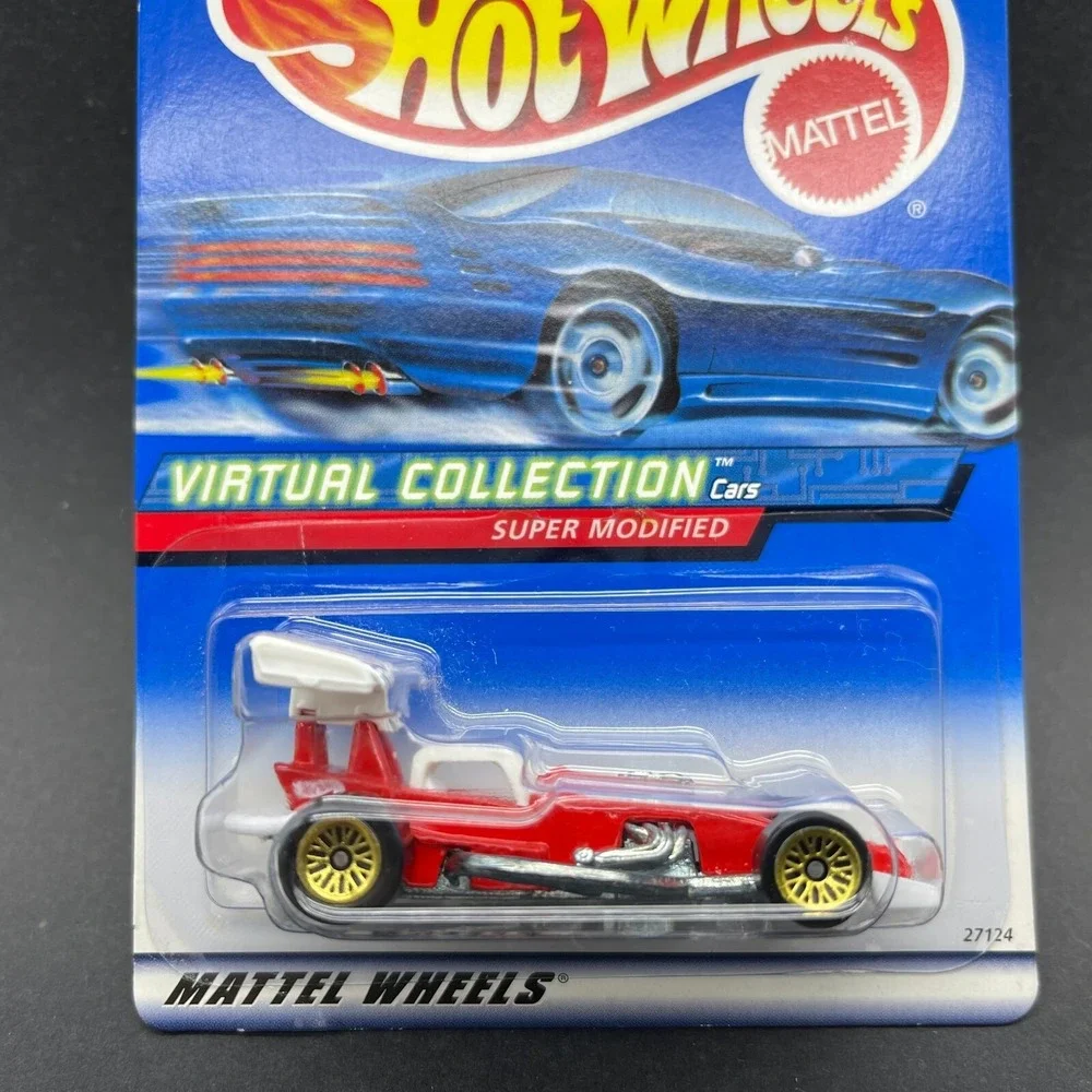 Hot Wheels Virtual Collection‎ Super Modified Race Car Red Diecast 1/64 #158